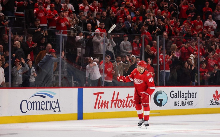 La force des Red Wings de Détroit s'est accrue de façon constante chaque saison